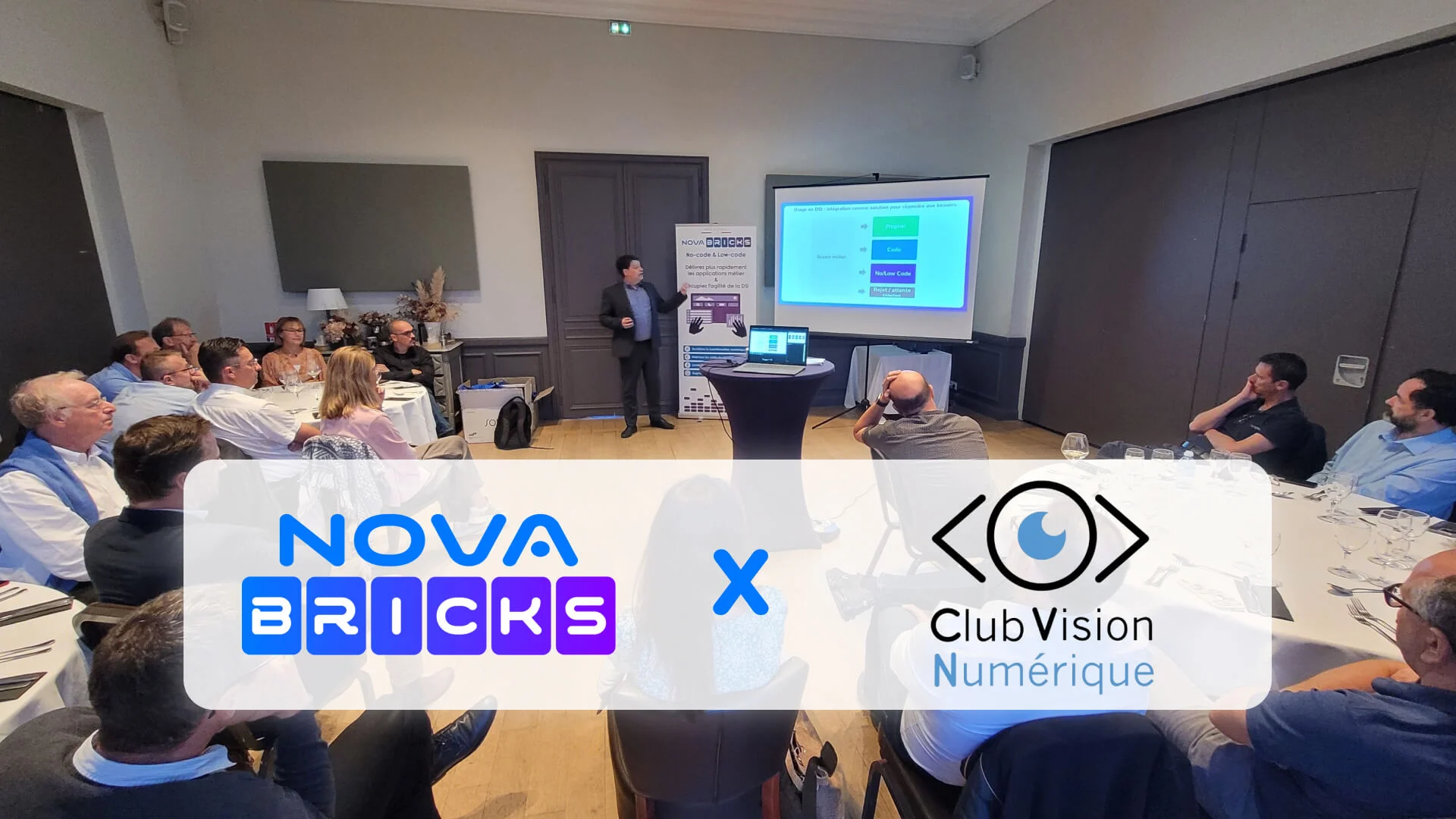 NovaBricks invitée chez Club Vision du Numérique